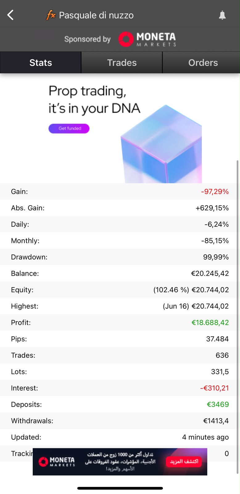 Payout Pasquale — MFB