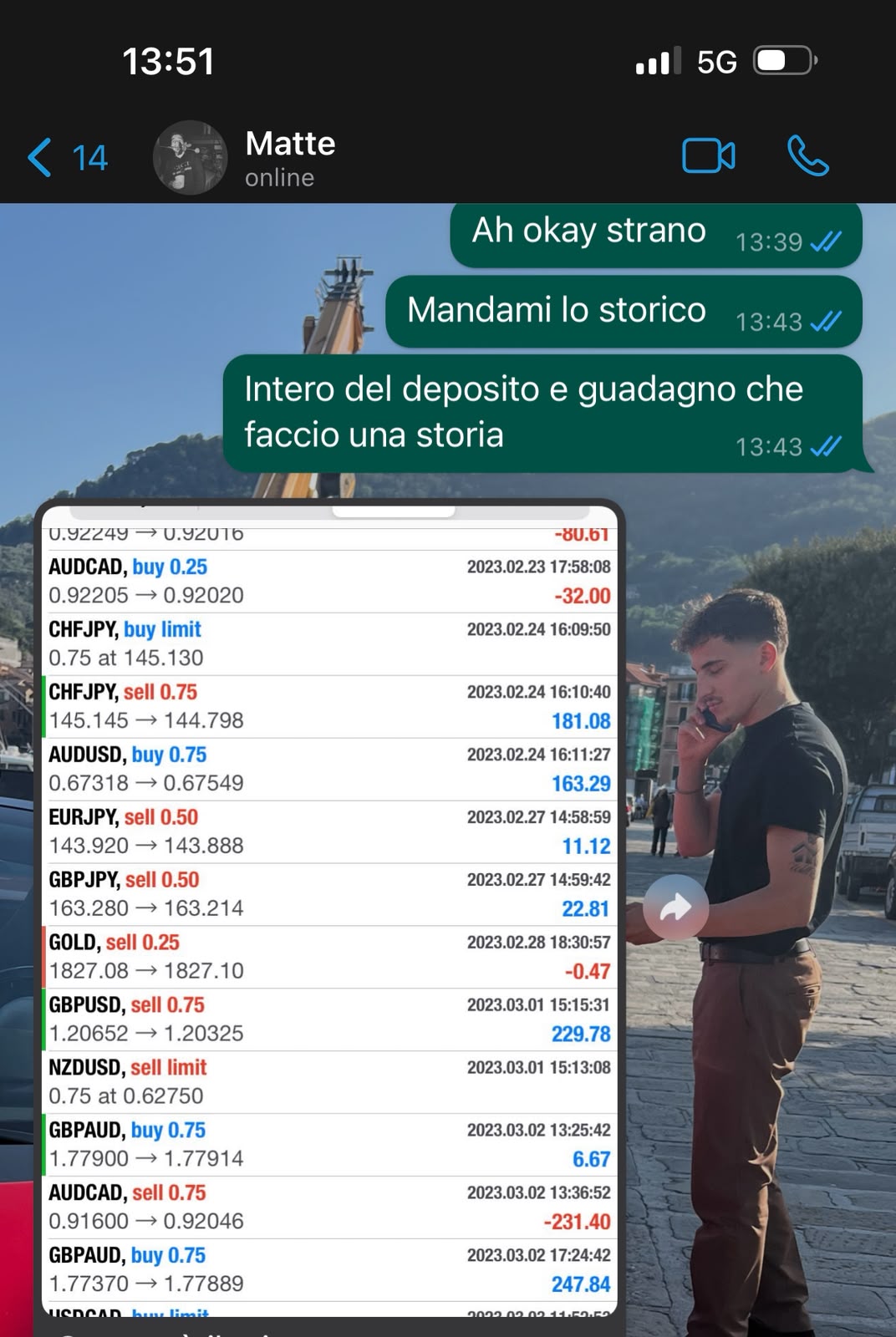 Testimonianza Matte