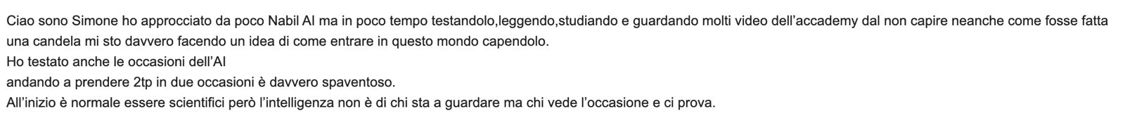 Testimonianza Simone
