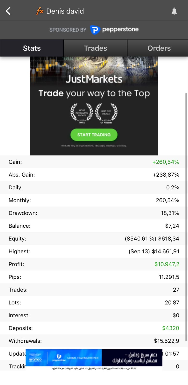 Payout Denis — MFB