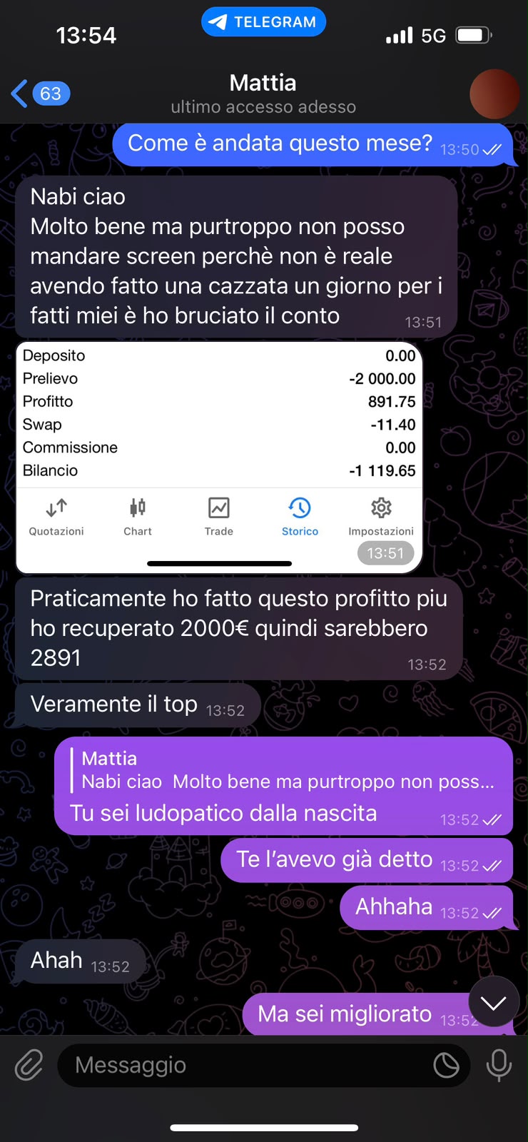 Testimonianza Mattia
